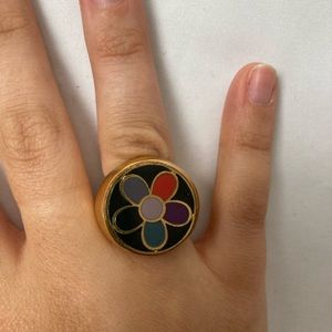 Marc Jacobs chunky floral ring - size 8!